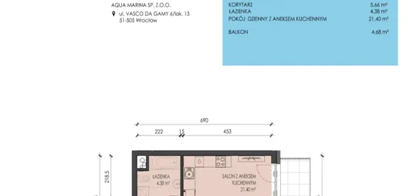 Mieszkanie w inwestycji: Apartamenty Aqua Marina
