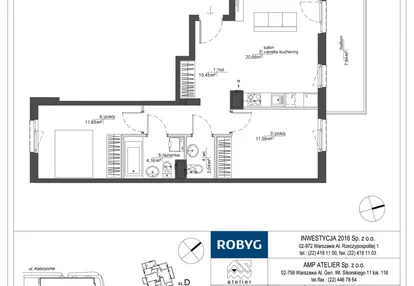 Mieszkanie w inwestycji: Rytm Mokotowa - etap 2A