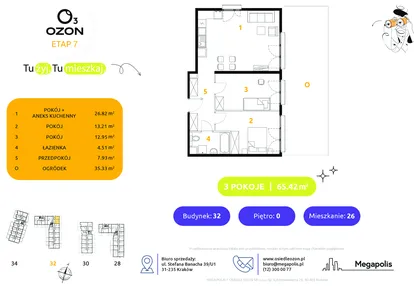 Mieszkanie w inwestycji: Osiedle Ozon etap VII