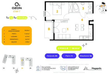 Mieszkanie w inwestycji: Osiedle Ozon etap VII