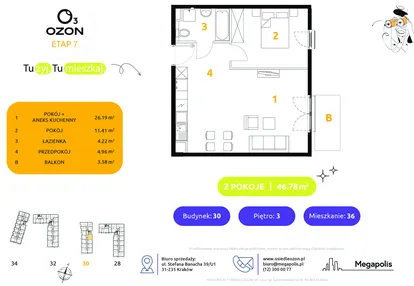 Mieszkanie w inwestycji: Osiedle Ozon etap VII