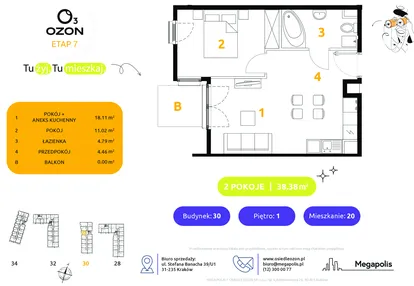 Mieszkanie w inwestycji: Osiedle Ozon etap VII