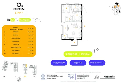 Mieszkanie w inwestycji: Osiedle Ozon etap VII