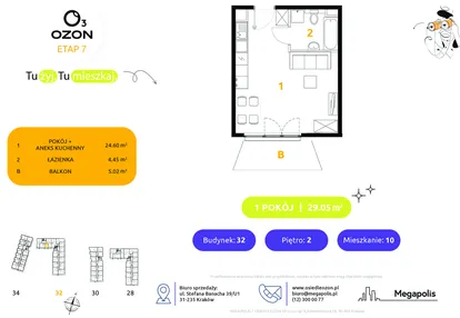 Mieszkanie w inwestycji: Osiedle Ozon etap VII