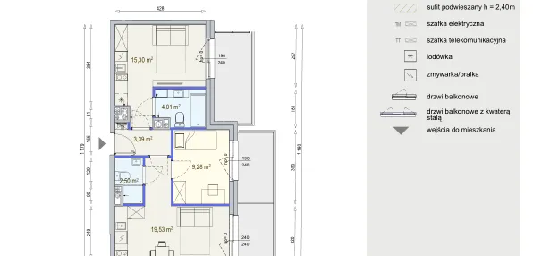 Mieszkanie w inwestycji: Modern Mokotów etap 6, budynek F1 i F2
