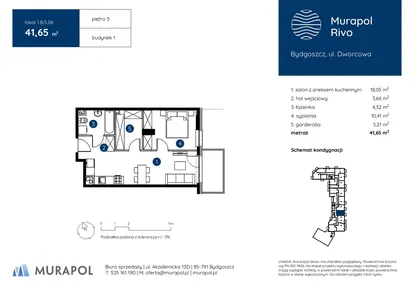 Mieszkanie w inwestycji: Murapol Rivo