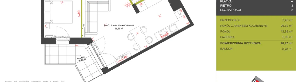 Mieszkanie w inwestycji: Na Wspólnej