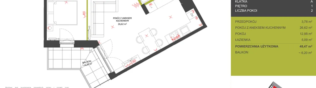 Mieszkanie w inwestycji: Na Wspólnej