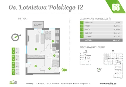 Mieszkanie w inwestycji: Os. Lotnictwa Polskiego 12