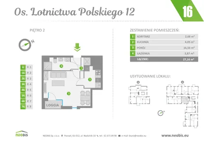 Mieszkanie w inwestycji: Os. Lotnictwa Polskiego 12