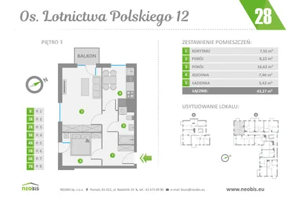Mieszkanie w inwestycji: Os. Lotnictwa Polskiego 12