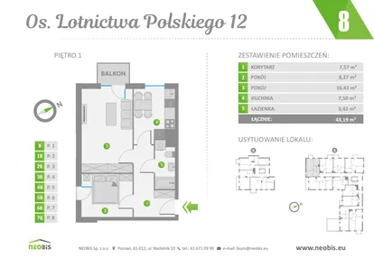 Mieszkanie w inwestycji: Os. Lotnictwa Polskiego 12