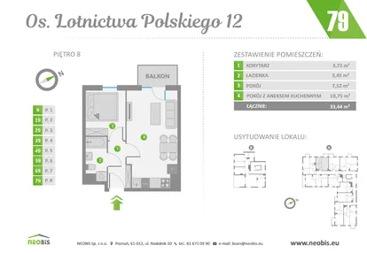 Mieszkanie w inwestycji: Os. Lotnictwa Polskiego 12