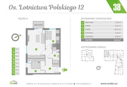 Mieszkanie w inwestycji: Os. Lotnictwa Polskiego 12