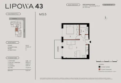 Mieszkanie w inwestycji: Lipowa 43