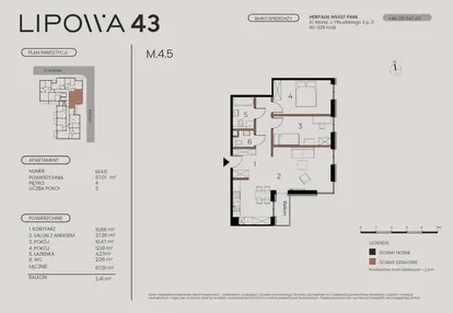 Mieszkanie w inwestycji: Lipowa 43