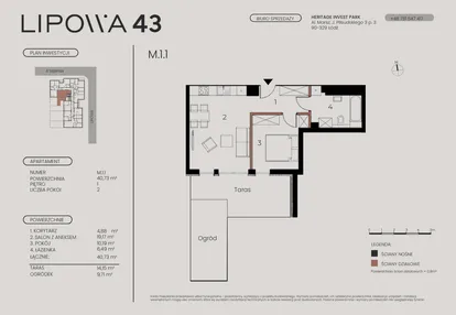 Mieszkanie w inwestycji: Lipowa 43