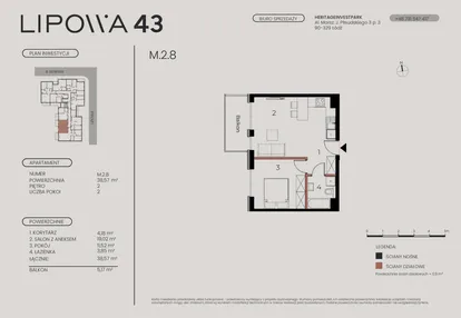 Mieszkanie w inwestycji: Lipowa 43