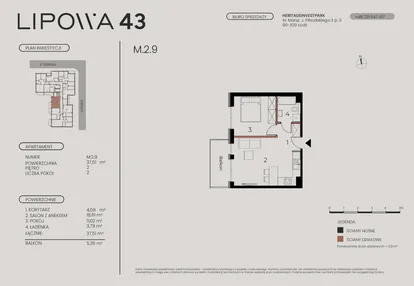 Mieszkanie w inwestycji: Lipowa 43