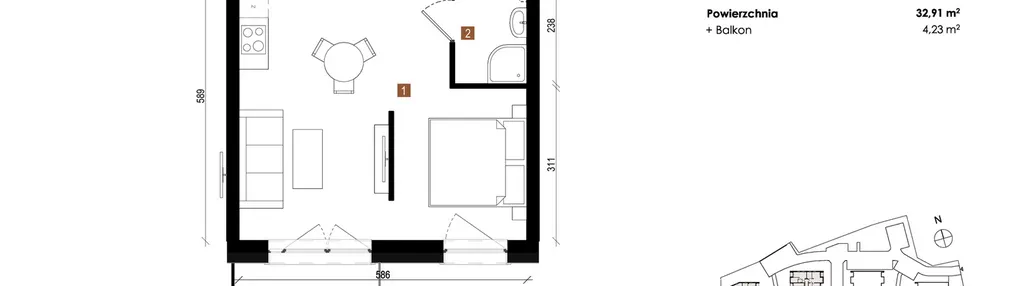 Mieszkanie w inwestycji: Apartamenty Sudetia