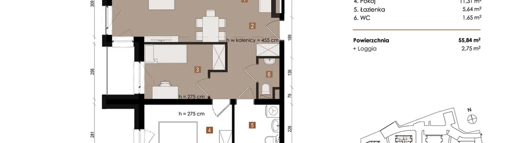 Mieszkanie w inwestycji: Apartamenty Sudetia