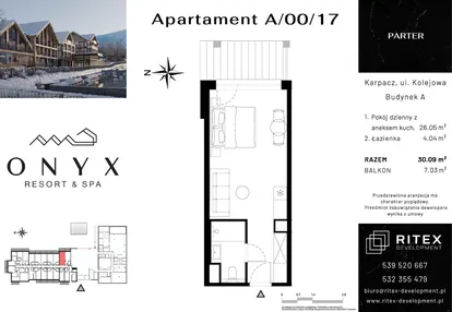 Mieszkanie w inwestycji: Onyx Resort & Spa