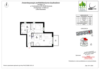 Mieszkanie w inwestycji: Zielone Zamienie IX