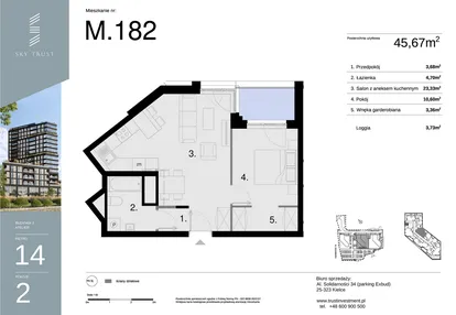 Mieszkanie w inwestycji: Sky Trust etap II