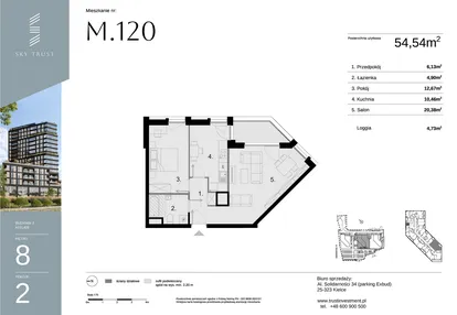 Mieszkanie w inwestycji: Sky Trust etap II