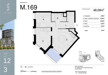 Mieszkanie w inwestycji: Sky Trust etap II