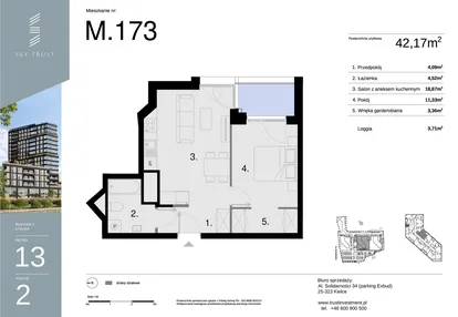 Mieszkanie w inwestycji: Sky Trust etap II