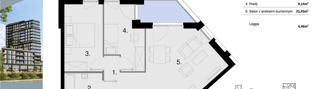 Mieszkanie w inwestycji: Sky Trust etap II