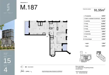 Mieszkanie w inwestycji: Sky Trust etap II