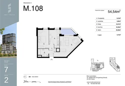 Mieszkanie w inwestycji: Sky Trust etap II