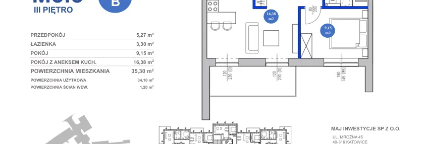 Mieszkanie w inwestycji: Osiedle Majowe 2.0