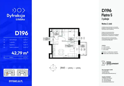 Mieszkanie w inwestycji: Dyfrakcja Łódzka