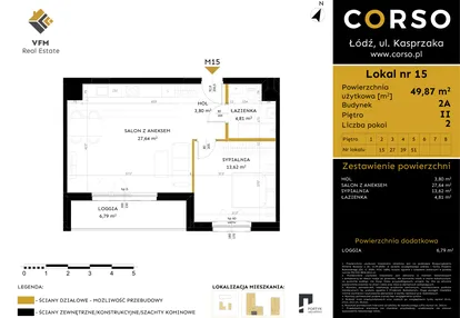 Mieszkanie w inwestycji: Corso etap 2