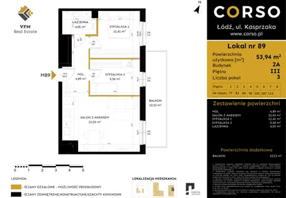 Mieszkanie w inwestycji: Corso etap 2