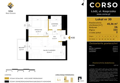 Mieszkanie w inwestycji: Corso etap 2