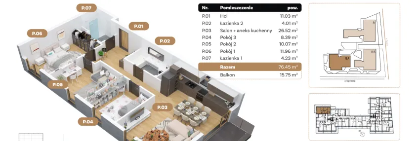 Mieszkanie w inwestycji: Teatralna 3