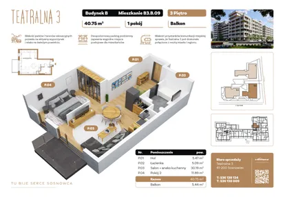Mieszkanie w inwestycji: Teatralna 3