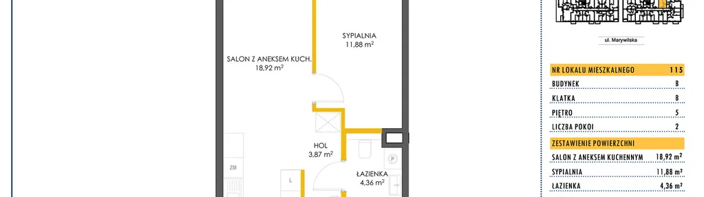 Mieszkanie w inwestycji: Impuls Marywilska