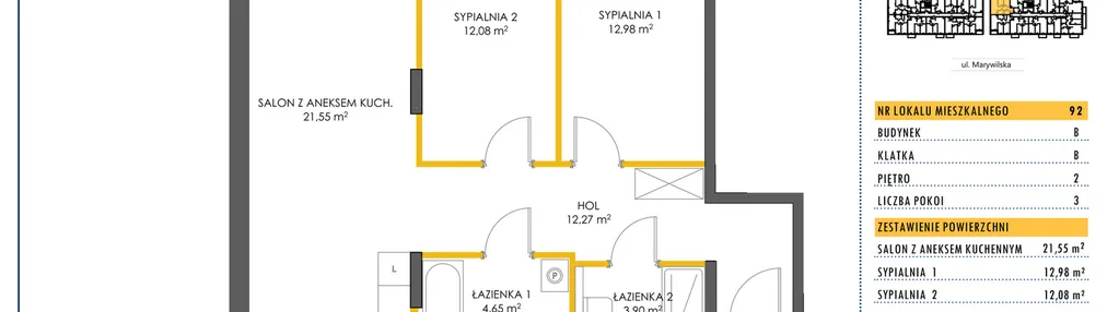 Mieszkanie w inwestycji: Impuls Marywilska