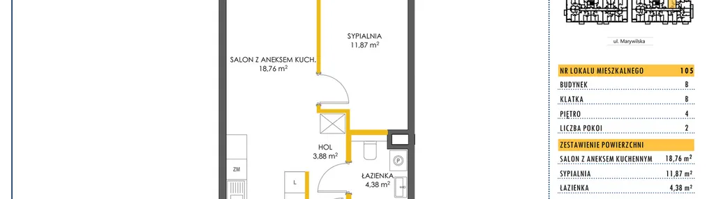 Mieszkanie w inwestycji: Impuls Marywilska