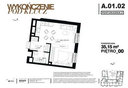 Mieszkanie w inwestycji: Perfumiarnia w Parku Wilsona etap II