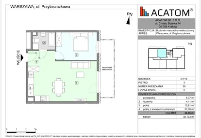 Mieszkanie w inwestycji: Wawer Go 2.0