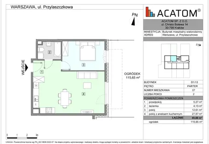 Mieszkanie w inwestycji: Wawer Go 2.0