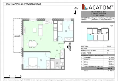 Mieszkanie w inwestycji: Wawer Go 2.0