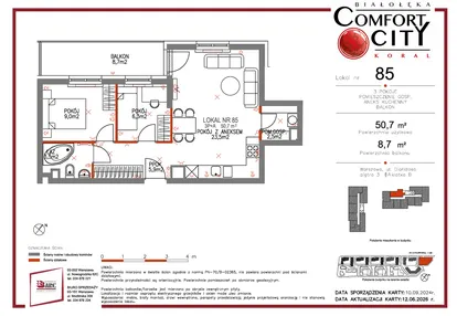 Mieszkanie w inwestycji: Comfort City Koral