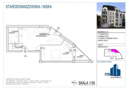 Mieszkanie w inwestycji: Kamienica przy ul. Starodomaszowskiej